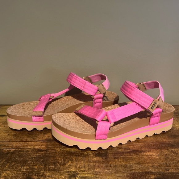 Pink Platform Sandals - Picture 3 of 8